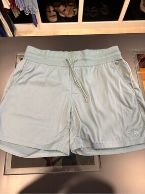 The North Face Women's Light Teal Athletic Drawstring Shorts